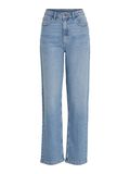 Vila HØJTALJET WIDE FIT JEANS, Light Blue Denim, highres - 14089759_LightBlueDenim_001.jpg