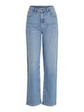 Vila HIGH WAIST WIDE FIT JEANS, Light Blue Denim, highres - 14089759_LightBlueDenim_001.jpg