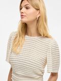 VILA VILOGAN ROUND NECK SHORT SLEEVED TOP, Birch, highres - 14108973_Birch_007.jpg