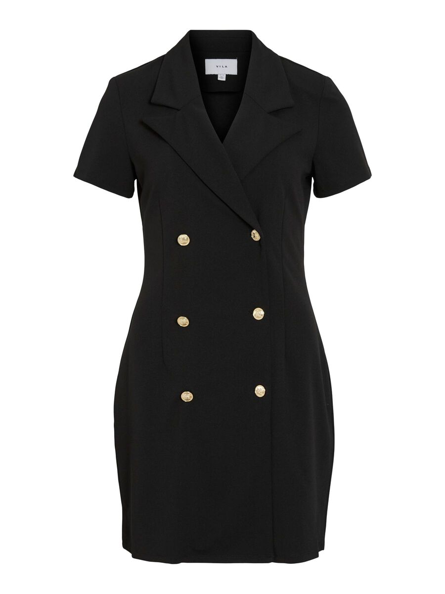 VILA VICLARA SHORT BLAZER DRESS, Black, highres - 14114539_Black_001.jpg