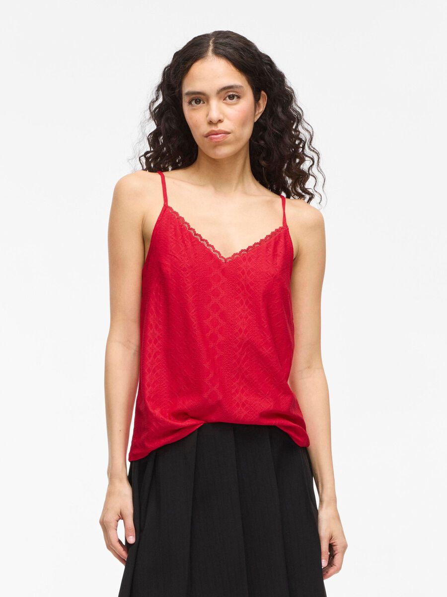 VILA VIHAUGA V-NECK STRAP TOP, Racing Red, highres - 14112678_RacingRed_003.jpg