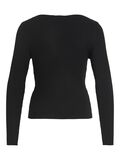 VILA LANGERMET STRIKKET TOPP, Black Beauty, highres - 14103386_BlackBeauty_002.jpg
