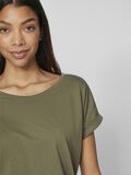 Vila COL ROND T-SHIRT, Dusty Olive, highres - 14083083_DustyOlive_006.jpg