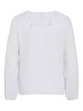 VILA VIANE FRILL LONG SLEEVED TOP, Snow White, highres - 14114604_SnowWhite_002.jpg