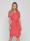 Vila SHORT SLEEVED SHIRT DRESS, Mars Red, highres - 14077385_MarsRed_1069478_003.jpg