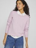 VILA VIRIL ROUND NECK KNITTED PULLOVER, Winsome Orchid, highres - 14054177_WinsomeOrchid_714851_006.jpg