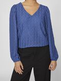 VILA V-NECK LONG SLEEVED TOP, Bijou Blue, highres - 14099604_BijouBlue_006.jpg