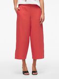 VILA REGULAR WAIST - WIDE-LEG TROUSERS, Aurora Red, highres - 14067575_AuroraRed_003.jpg