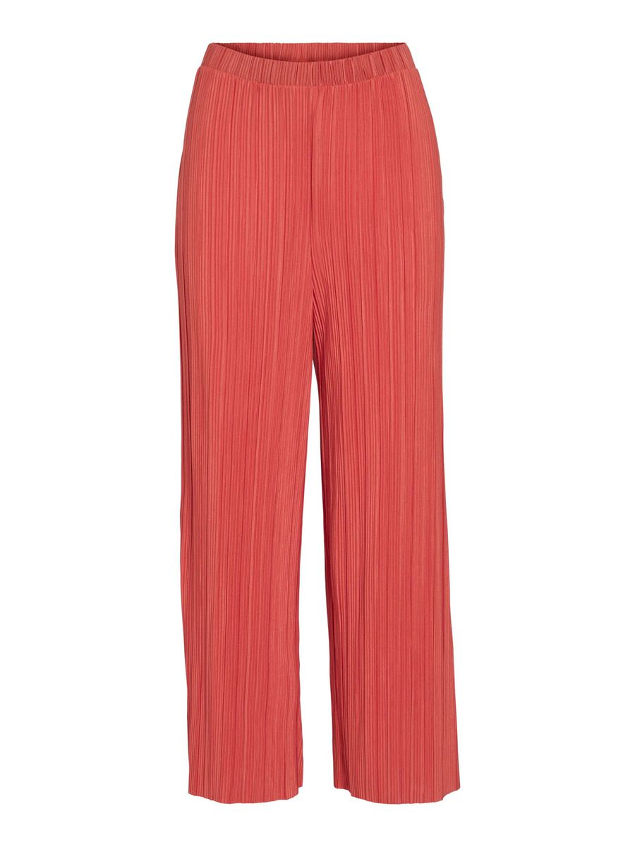 VILA HIGH WAIST CULOTTE TROUSERS, Paprika, highres - 14096324_Paprika_001.jpg