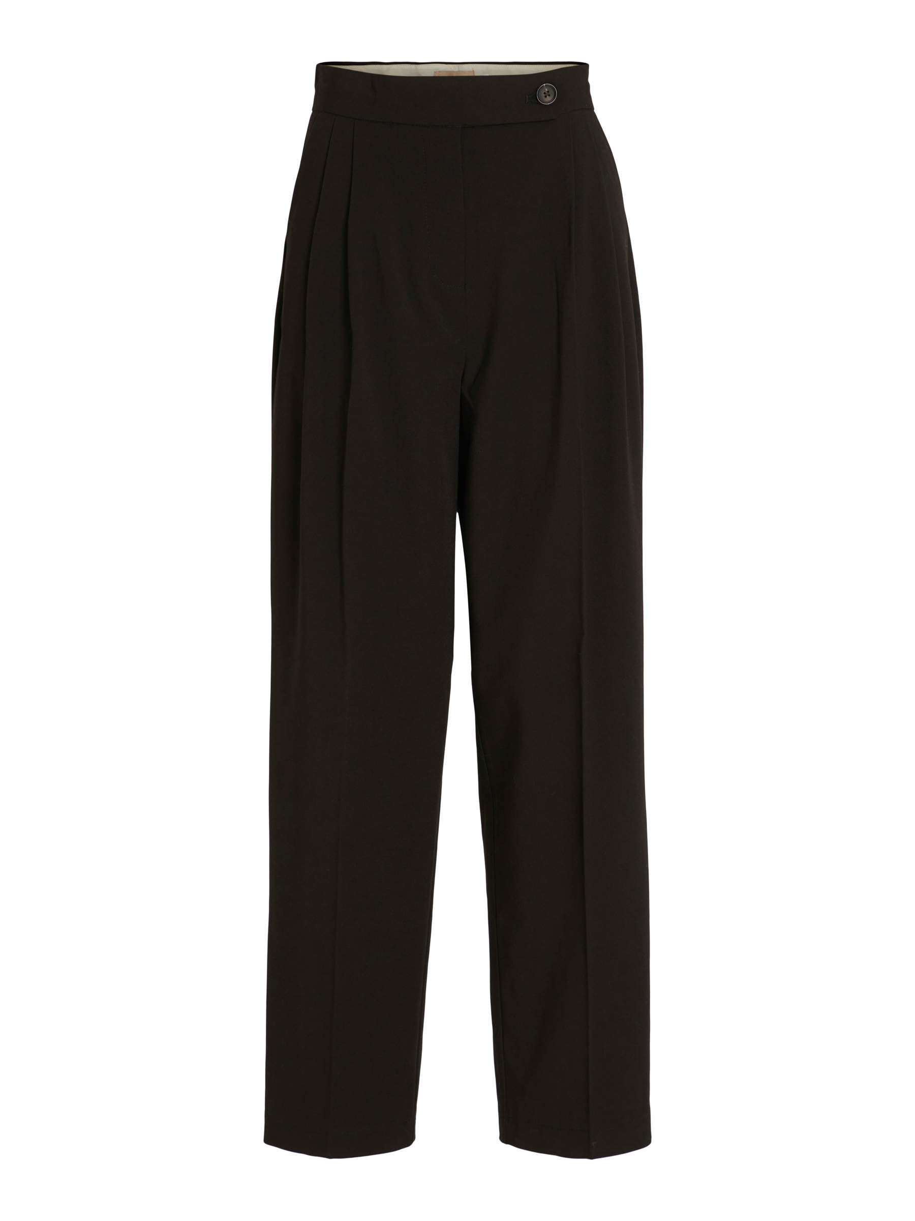 Black high waisted pleated pants new arrivals