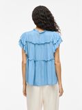 VILA VIPRETA HOGE KRAAG TOP MET KAPMOUWEN, Blissful Blue, highres - 14112805_BlissfulBlue_004.jpg