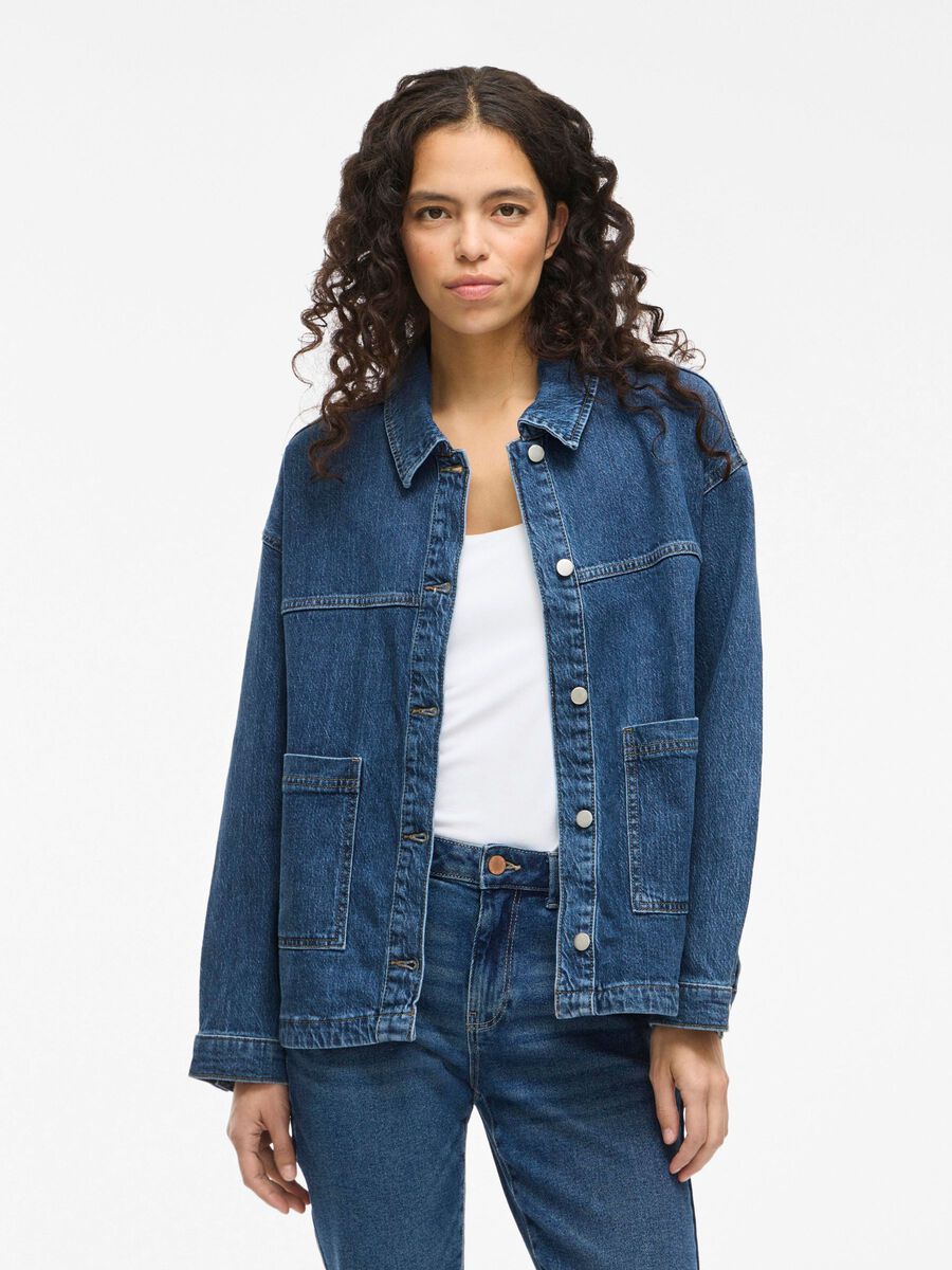 VILA VIJAF DENIM JAKKE, Medium Blue Denim, highres - 14108447_MediumBlueDenim_1231611_003.jpg