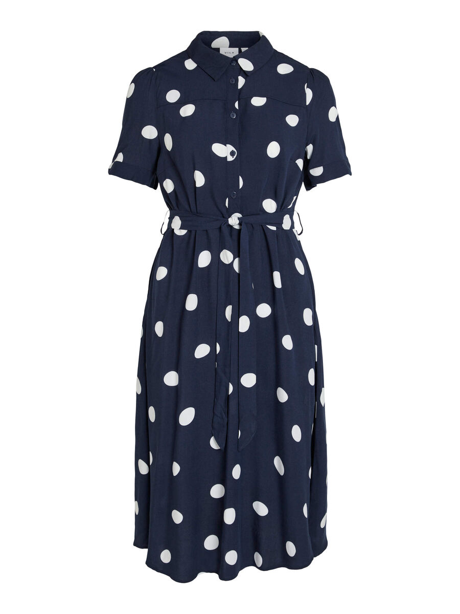 Carousel image - SHORT SLEEVED MIDI DRESS, Navy Blazer | 6
