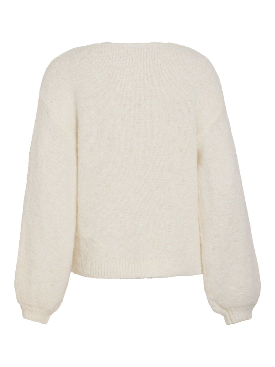 Carousel image - VIMARLEY BOATNECK KNITTED PULLOVER, Egret | 6