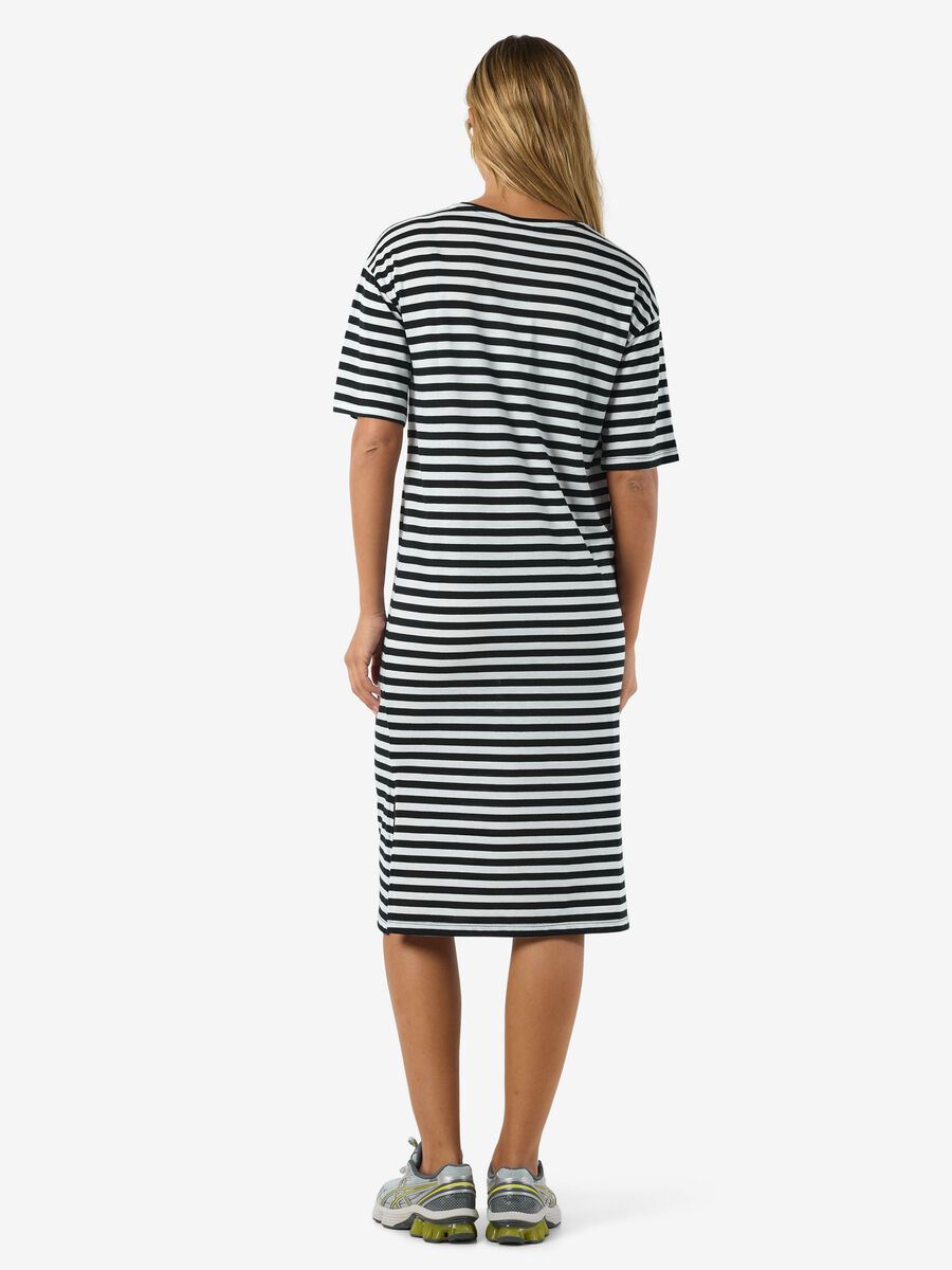Carousel image - KORTE MOUWEN JURK, Black | 4