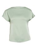VILA VIELLETTE BOATNECK SHORT SLEEVED TOP, Swamp, highres - 14110009_Swamp_001.jpg