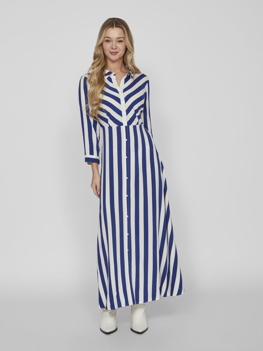 Vila LONGUE ROBE-CHEMISE, Mazarine Blue, highres - 14097505_MazarineBlue_1110624_003.jpg