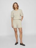 Vila HIGH WAIST SHORTS, Feather Gray, highres - 14095263_FeatherGray_005.jpg