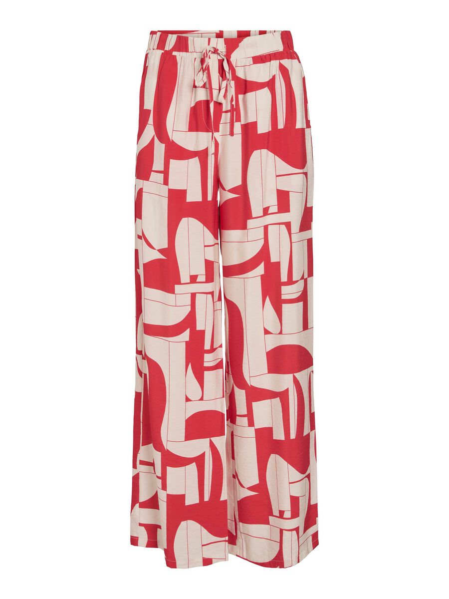 VILA VIHASJA PRINT HIGH WAIST HOSE, Racing Red, highres - 14112232_RacingRed_1235373_001.jpg
