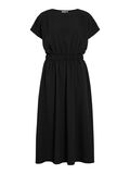 VILA SHORT SLEEVED MIDI DRESS, Black, highres - 14109492_Black_001.jpg