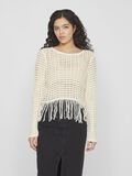 Vila FRINGE KNITTED TOP, Birch, highres - 14101306_Birch_003.jpg