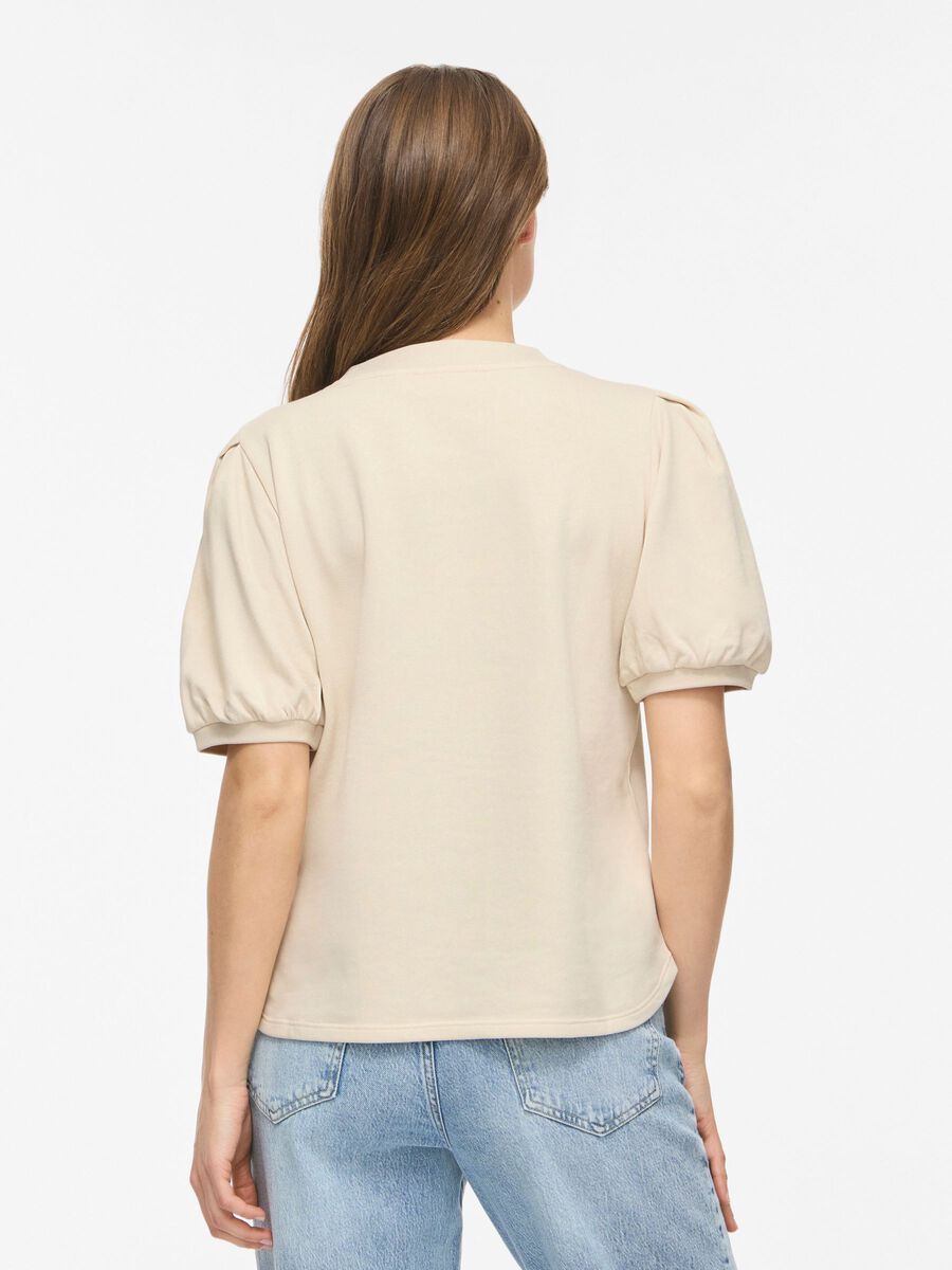 Product carousel image - SWEATSHIRT MIT KURZEN &Auml;RMELN, Birch | 2