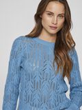 VILA ROUND NECK KNITTED PULLOVER, Blissful Blue, highres - 14102684_BlissfulBlue_006.jpg