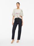 VILA VIHINDA ROUND NECK SHORT SLEEVED TOP, Optical Snow, highres - 14112263_OpticalSnow_1238362_005.jpg