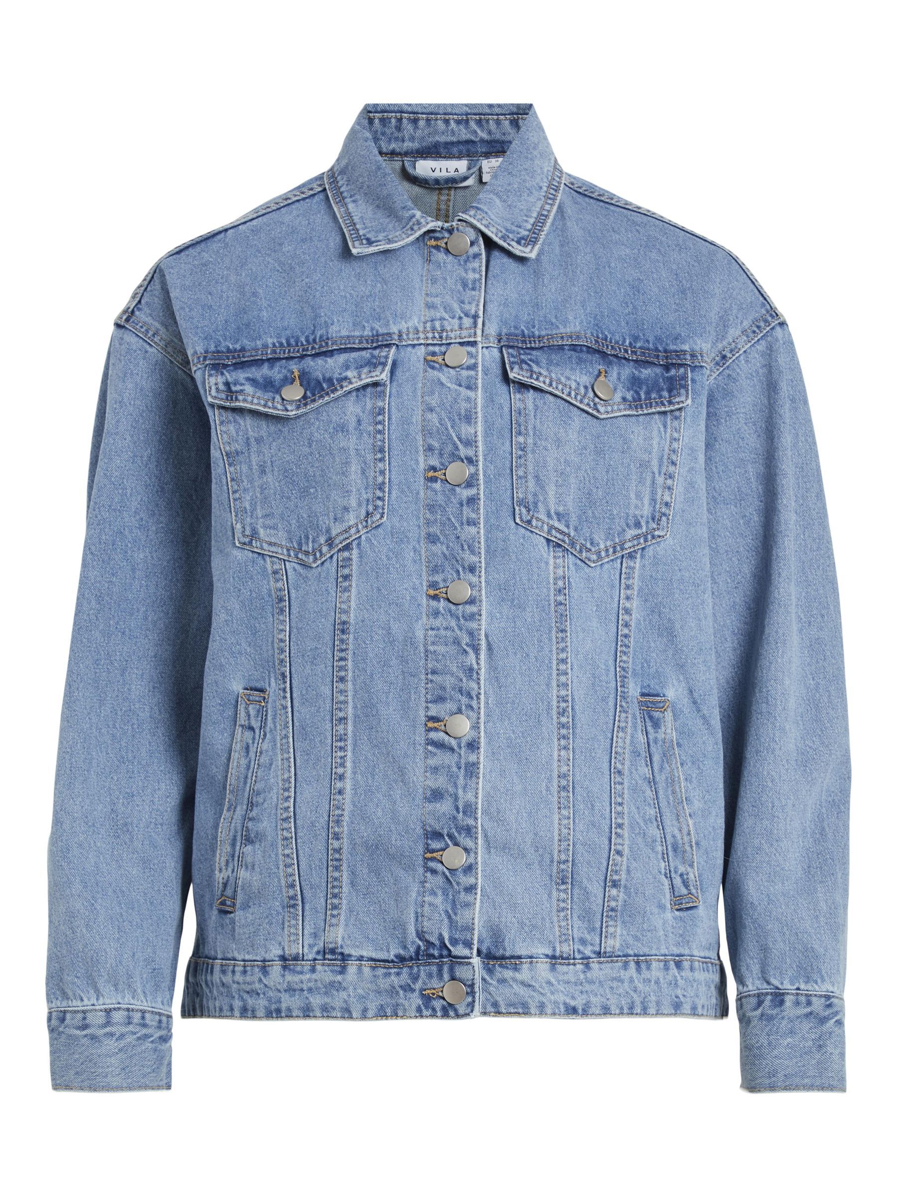 CLASSIC DENIM JACKET (Blue) | Vila 
