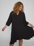 Vila CURVE - 3/4 SLEEVED SHORT DRESS, Black, highres - 14093179_Black_007.jpg