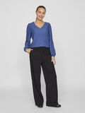 VILA V-NECK LONG SLEEVED TOP, Bijou Blue, highres - 14099604_BijouBlue_005.jpg