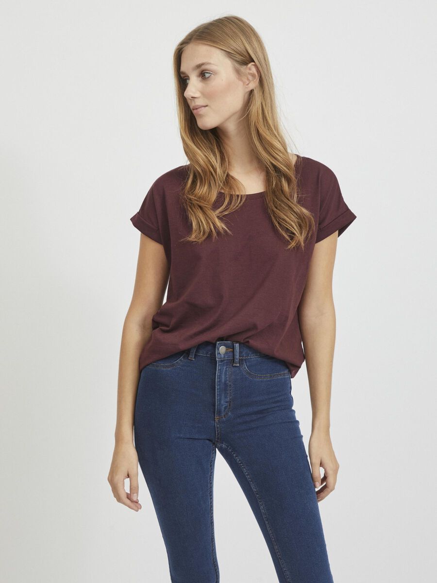 Vila ROUND NECK T-SHIRT, Winetasting, highres - 14083083_Winetasting_003.jpg