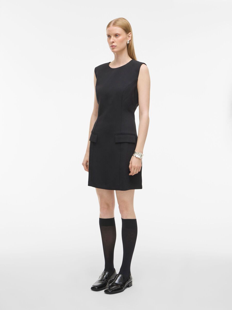 Carousel image - SLEEVELESS SHORT DRESS, Meteorite | 4