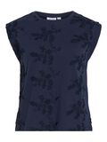 VILA ROUND NECK SLEEVELESS TOP, Navy Blazer, highres - 14104240_NavyBlazer_001.jpg