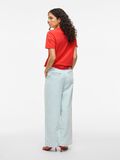 VILA HIGH-WAIST WIDE LEG JEANS, Light Blue Denim, highres - 14105856_LightBlueDenim_004.jpg