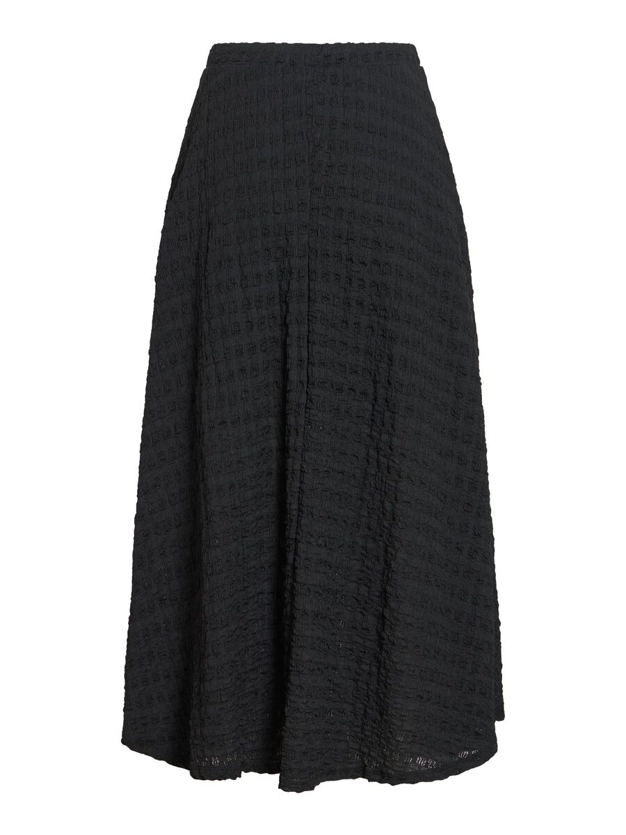Carousel image - VIGARMINA HIGH WAIST MIDI SKIRT, Black Beauty | 6