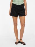 VILA VIJAF MID WAIST DENIM SHORT, Black Denim, highres - 14111887_BlackDenim_1233478_003.jpg