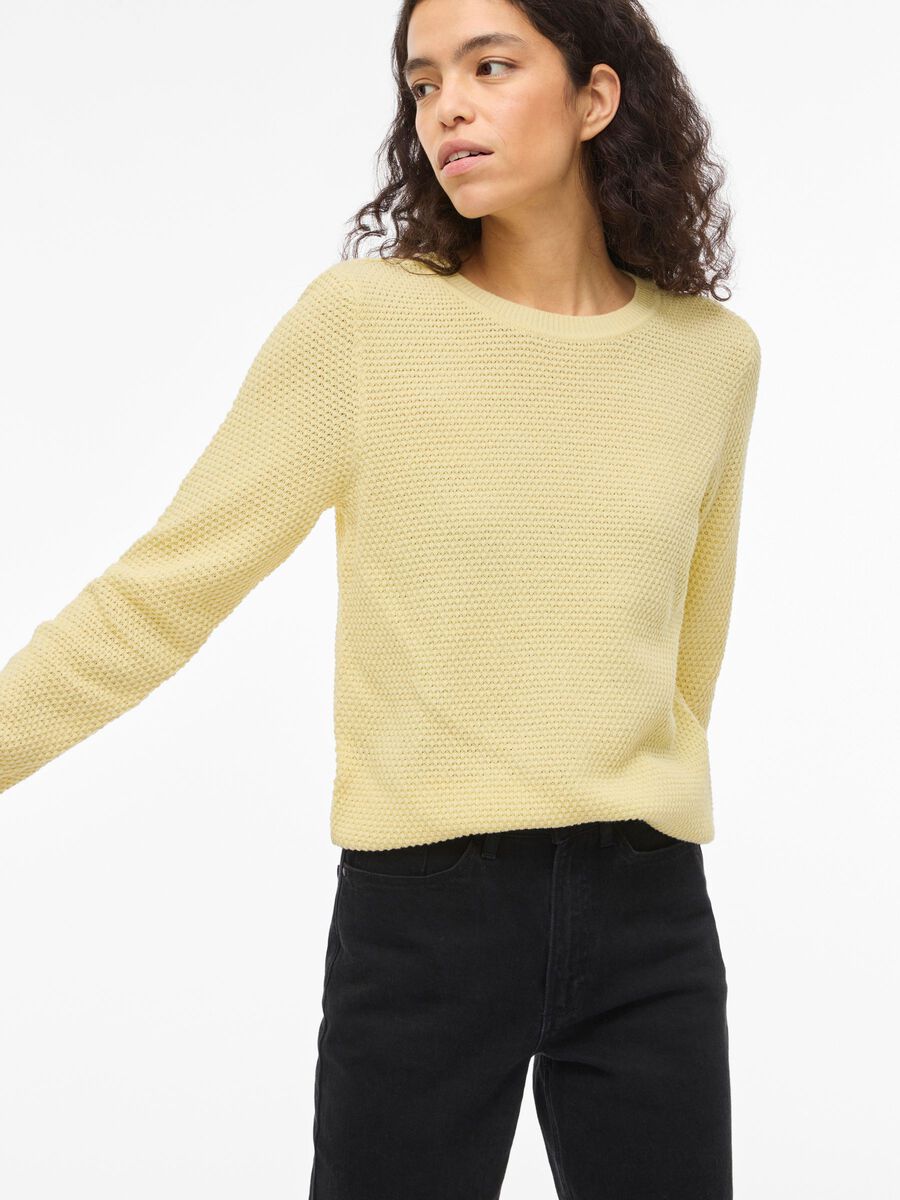 Carousel image - VIDALO BASIC PULLOVER A MAGLIA, Pastel Yellow | 5