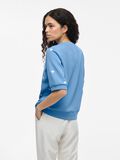 VILA VISIF KORTÆRMET SWEATSHIRT, Blissful Blue, highres - 14113196_BlissfulBlue_1251676_004.jpg