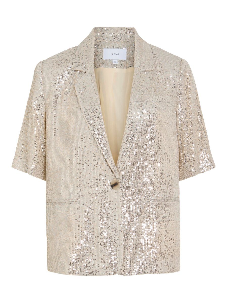 VILA VIHIRID SEQUIN BLAZER, Birch, highres - 14112237_Birch_1235394_001.jpg