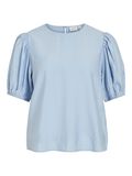VILA VIALINIA ROUND NECK SHORT SLEEVED TOP, Kentucky Blue, highres - 14106829_KentuckyBlue_001.jpg