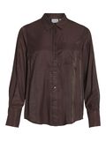 Vila MANCHES LONGUES CHEMISE, Shaved Chocolate, highres - 14092357_ShavedChocolate_001.jpg