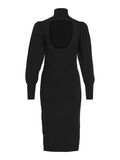 Vila CUT-OUT AAN DE ACHTERKANT MIDI JURK, Black, highres - 14091722_Black_002.jpg