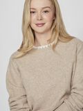 VILA STITCH KNITTED PULLOVER, Natural Melange, highres - 14098864_NaturalMelange_1123046_006.jpg