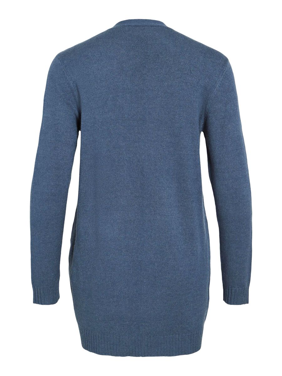 VILA VIRIL BASIC KNITTED CARDIGAN, Vintage Indigo, highres - 14044041_VintageIndigo_958891_002.jpg
