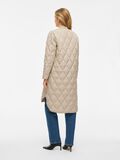 VILA QUILTED ZIPPER COAT, Feather Gray, highres - 14102942_FeatherGray_004.jpg