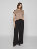 VILA VIELLETTE SHORT SLEEVED TOP, Portabella, highres - 14059563_Portabella_005.jpg