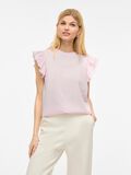 VILA VISUMMER ROUND NECK CAP SLEEVE TOP, Ballerina, highres - 14111867_Ballerina_003.jpg