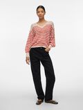 VILA V-NECK KNITTED PULLOVER, Birch, highres - 14104634_Birch_1165031_005.jpg