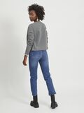 Vila SHORT ZIPPER CARDIGAN, Medium Grey Melange, highres - 14032657_MediumGreyMelange_004.jpg